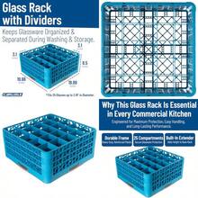 CFS OptiClean dividido plástico color - Azul / Patchwork - Ver 1