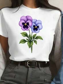 Women T-Shirts - White - View 1