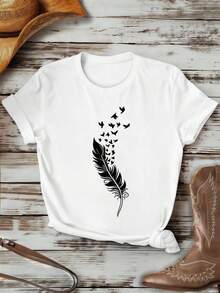 Women T-Shirts - White - View 1