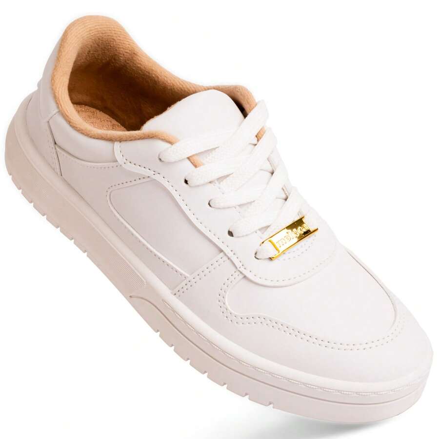Moleca Women's Casual Comfortable Stylish Sneakers 5791-110 - White - View 1