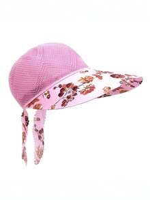 Sombrero de sol para mujer de verano para uso al aire libre, con protección UV, ala ancha, para viajes, senderismo, protección solar, playa, festivales - Multicolor - Ver 7