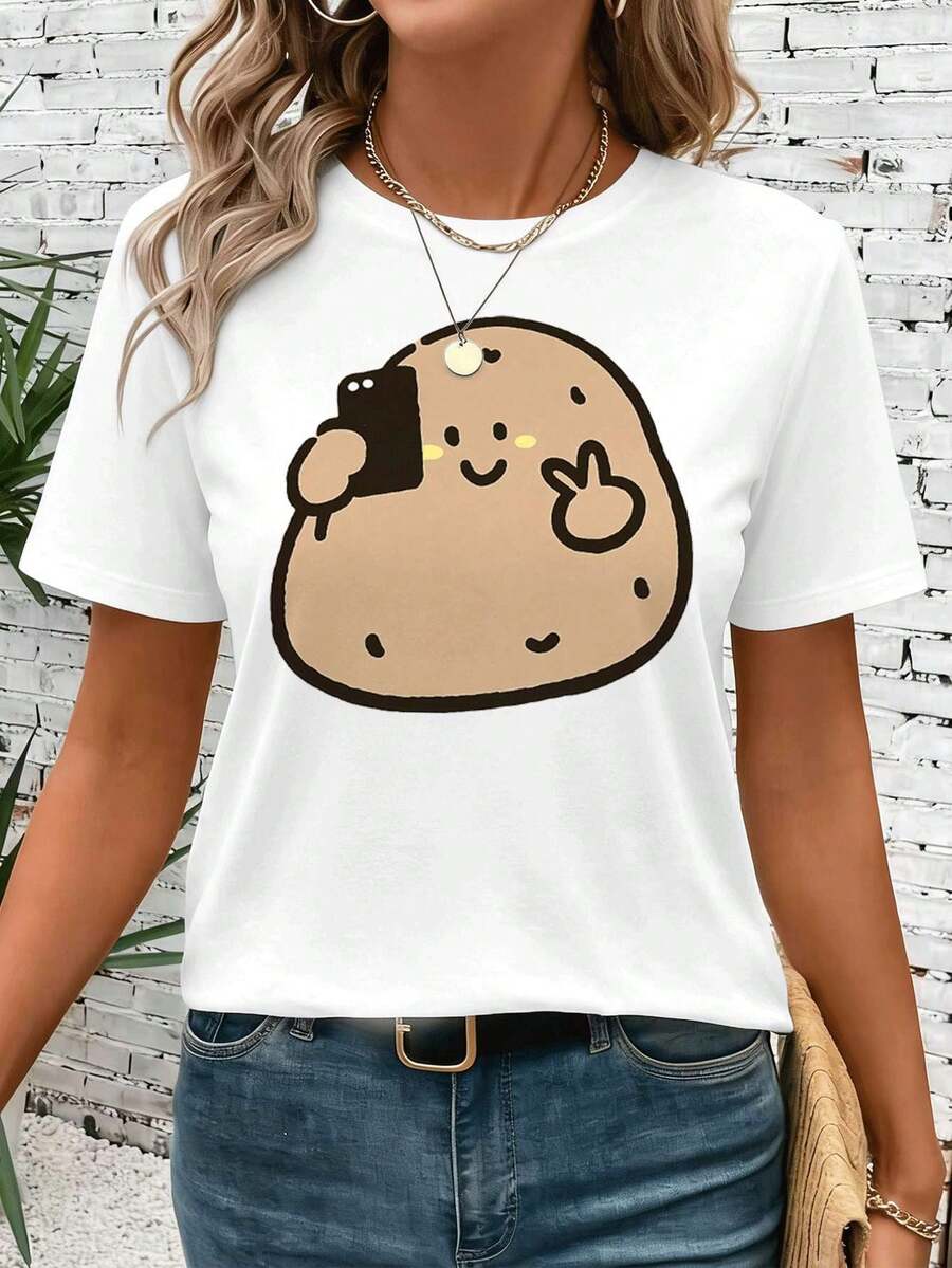 Women T-Shirts - White - View 1