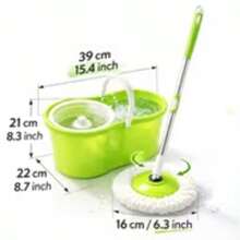 360° Spin Mop AndBucke Set For Home, Wet Dust Mop For FloorCleaning With 4 Mop Heads - C - View 2