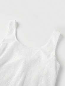 Women's Sequins Cami Dress Slit Hem Backless Slim Fit Mini Bodycon Dress Summer Club Party Dress - White - View 7