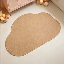 1 pieza Felpudo con forma de nube, alfombra pequeña, felpudo de bienvenida, alfombra, felpudo de piso, felpudo de entrada, alfombra de cocina, decoración del hogar, felpudo de entrada, alfombra de área, felpudo de exterior, decoración del hogar, alfombra de área, alfombra de jardín, alfombra lavable - Multicolor - Ver 3