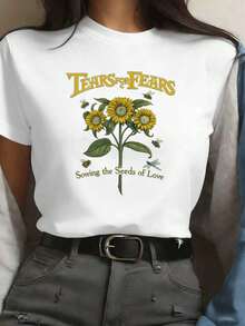 Women T-Shirts - White - View 1