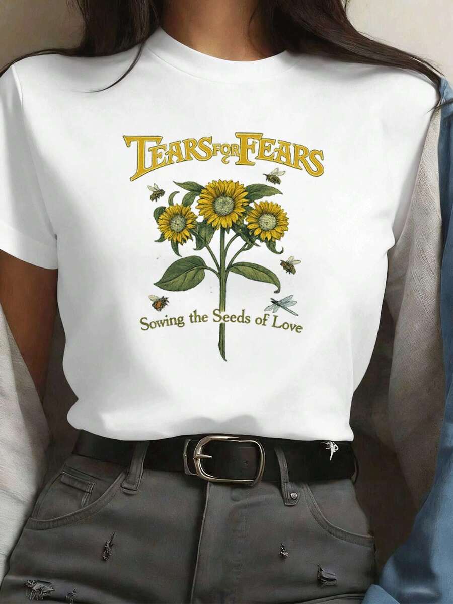 Women T-Shirts - White - View 1