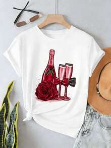 Women T-Shirts - White - View 2