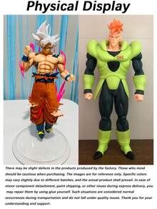 bandai 動漫 PVC 雕像模型收藏展示品，完美萬聖節禮物、生日、週年紀念、畢業、返校、婚禮季與節日禮物，粉絲收藏展示品，動漫主題派對贈品與 Cosplay 道具，收藏級禮物，成人動漫收藏品 - 彩色 - 查看 8