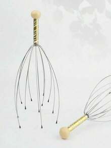 Bộ 1/2 dụng cụ mát-xa đầu 12 ngón, dụng cụ gãi đầu mát-xa da đầu, dụng cụ mát-xa da đầu thư giãn, mát-xa đầu kích thích mọc tóc và giảm căng thẳng cơ thể. - Nhiều màu - Xem 10