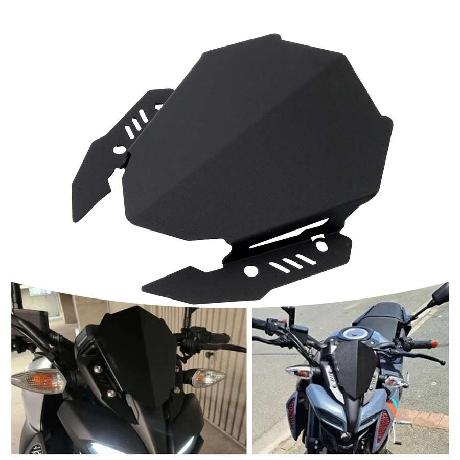 PowerMotor 适用于MT-15(2017-2022款)和MT125(2019-2022款)的摩托车挡风玻璃导流罩/挡风板/风挡/风罩/街车配件 - A - 查看 1
