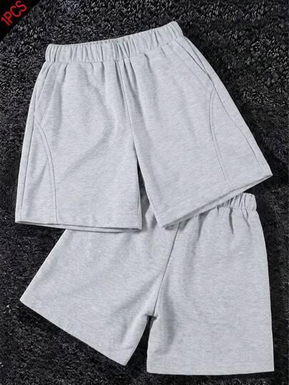 Quần short dệt kim nhẹ, thoáng khí dành cho bé trai và thanh thiếu niên, thích hợp cho các hoạt động ngoài trời mùa hè.