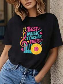 Women T-Shirts - Black - View 7