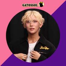 XL O V - Buttons 4.5 Cm - IDOL - KOREAN - K-POP GEEK NERD BROOCH PIN Bottom/Button - Button - Brooch Pin - Buttons - Button - Pin - Button - 16- Single Button - View 2