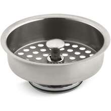 Replacement Kitchen Sink Strainer Basket – Heavy Duty Stainless Steel Drain Basket, Rust-Resistant & Durable Upgrade – Clog-Reducing Easy-Drain Design – Replacement Part For Home Kitchen Sink Repair & DIY Installation - Vibrant Stainless - View 1