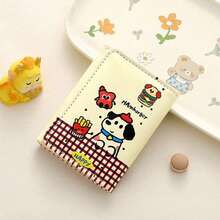 Ví mini in hình, ví đựng thẻ dung lượng lớn dễ thương, ví gập ba hình hoạt hình, ví đựng tiền xu nhiều ngăn nhỏ gọn chống trộm. - Nhiều màu - Xem 8