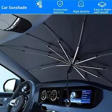 Tấm che nắng kính chắn gió ô tô đa năng, dễ lắp đặt và gấp gọn để cất giữ, phù hợp với xe sedan, SUV và xe tải - Tấm che nắng chắn nhiệt, phụ kiện ô tô mùa hè thiết yếu, giúp xe luôn mát mẻ, tuyệt vời cho du lịch và cắm trại. - Màu xanh lam - Xem 2