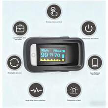 Fingertip Pulse Oximeter - Device For Measuring Blood Oxygen Saturation And Pulse Rate - Multicolor - View 9
