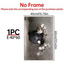 1/9pcs Vintage Dark Academia Canvas Wall Art Posters For Room Home Decor Room Decor Aesthetic Room Decoration Stuff,Optional Frame Room Decor Wall Decor Floral Still Life & Swan Oil Painting Prints, Moody Botanical Gallery Decor For Living Room - Multicolor - View 41