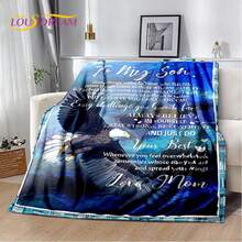 Letterstomydaughter,Son,Andgranddaughter;Christmasgifts;NewYear'sblankets;Softhomebedroomblankets(12) - White - View 1