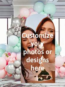 Customizable Graduation Party Arch Decor - Can Personalize With Name, Date Or Text. Suitable For Photo Booth, Family Gathering And Graduation Party; Great For Soon-To-Graduate Or Graduated Students. Can Serve As Holiday Background And Photo Prop For Graduation Celebration, Also Suitable For Home And Room Decor. - Multicolor 01 - View 11