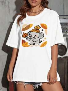 Women T-Shirts - White - View 1