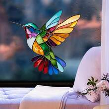 1pc Colorful Bird & Butterfly Static Cling Window Sticker, No Glue Needed, Suncatcher, Home Garden Glass Decal, Party Decoration, RV Window Sticker, Made Of PET Material, Suitable For Indoor And Outdoor Use - Bird Window Stickers - View 2