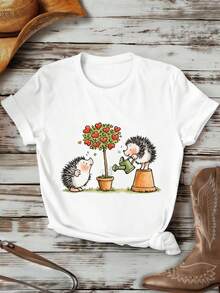 Women T-Shirts - White - View 2