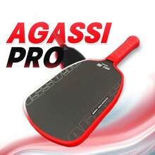 Graf Pro/AGASSI Pro Edition EVA Foam Edged High Elasticity Pickleball Paddle, 16MM PP Honeycomb Gen4 TFP Core High Performance Pickleball Paddle - Red - View 3