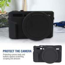 Lightweight Soft Silicone Camera Case Cage Protector Cover for G7XII /G7X Mark II - Ver 4