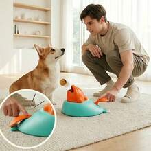 1 món đồ chơi huấn luyện và giải đố cho thú cưng, đồ chơi cho chó ăn chậm tương tác, máy phóng thức ăn kiểu nhấn, đồ chơi huấn luyện tiêu hao năng lượng trong nhà, máy phân phát thức ăn tự động. - Nhiều màu - Xem 1