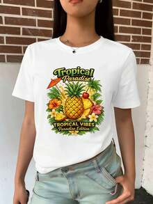 Women T-Shirts - White - View 2
