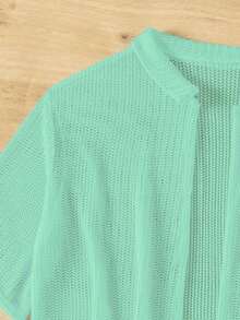 Swim Basics Conjunto De 2 Piezas/conjunto De Blusa Y Pantalones Cortos Para Mujer - verde menta - Ver 6