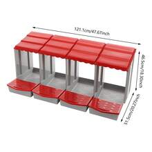 Poultry And Livestock Cages & Accessories - Red + Gray - View 11