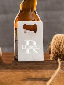 Personalized Bottle Opener, Playing Card Gift, Customized Name And Date Groomsman Gift, Personalized Initial Wallet Bottle Opener, Playing Card Bottle Opener, Party Favors, Casino Playing Cards, Groomsman Proposal Gift, Spade A, Best Gift For Men - Multicolor - View 4