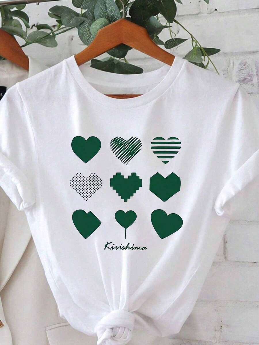 Dam-T-shirts - Vitt - Visa 1