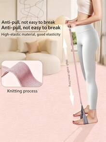 1 dây kháng lực điều khiển bằng chân - Dây kéo hỗ trợ tập yoga, dây giãn chân, dùng để tập gập bụng, dây kháng lực tay điều khiển bằng chân, dụng cụ tập thể dục bụng và tay. - Nhiều màu - Xem 4