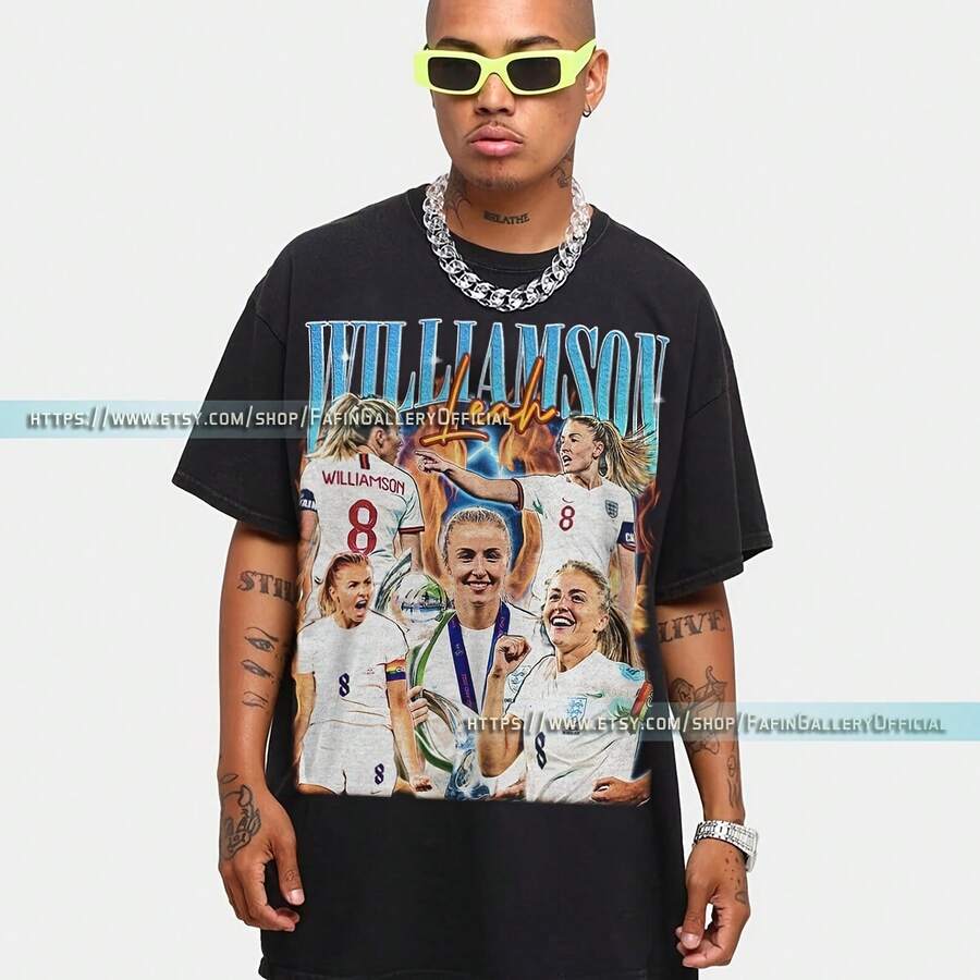 Leah Williamson Graphic Shirt FG - 黑色 - 查看 1