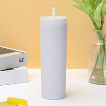 Bình nước có ống hút in chữ sáng tạo tùy chỉnh, ly thẳng có ống hút, quà tặng ly thẳng unisex cá nhân hóa, phù hợp cho anh ấy/cô ấy, bạn trai, bạn gái, bố, mẹ, gia đình, bạn bè, tân gia, văn phòng, trường học, nhà ở, quà tặng độc đáo - Nhiều màu - Xem 18