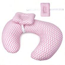 Ergonomic Nursing Pillow - Suitable For Breastfeeding And Postpartum Support, With Removable Soft Cover, Portable Handheld Design, Comfortable Feeding Cushion For Moms And Newborns, An Ideal Baby Shower Gift - Color 3 - View 1
