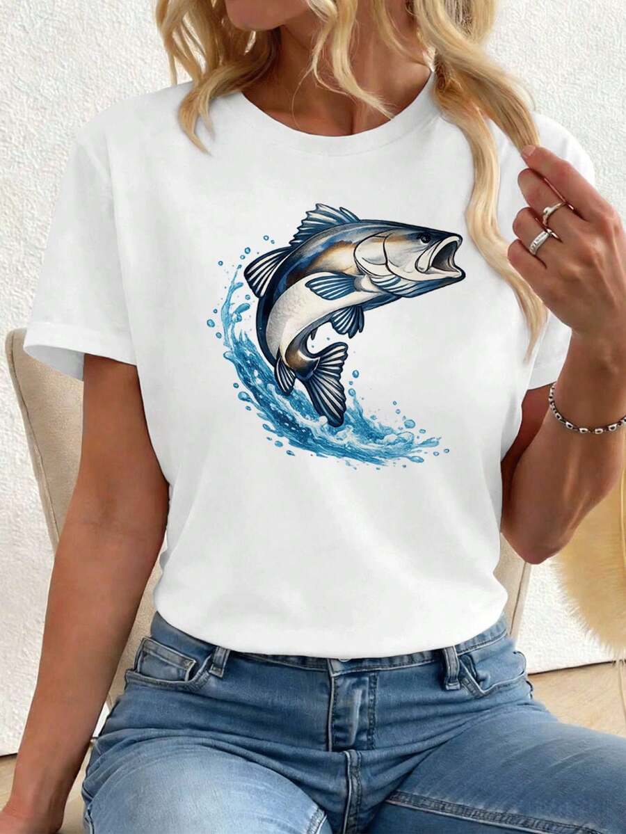 Women T-Shirts - White - View 1