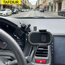Giá đỡ điện thoại ô tô đa năng TAFDIUR, kẹp gắn chống trượt trên bảng điều khiển, xoay 360°, thao tác bằng một tay, tương thích với mọi dòng điện thoại, cần thiết cho việc định vị. - A66 bề mặt bóng như gương + kẹp cá sấu - Xem 5