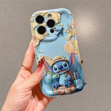 Funda de teléfono sorpresa de Donald Duck de Disney! Funda protectora con diseño de Donald Duck de Mickey Mouse y amigos con estrellas brillantes, de silicona suave y a prueba de golpes, con una vibra divertida y kawaii para fans de Disney, un regalo ideal para adultos y amantes de Donald Duck, compatible con modelos iPhone 17, 16, 15, 14, 13, 12 y 11 Pro. Un regalo divertido para familiares, amigos, cumpleaños, vacaciones y ocasiones especiales. - Blanco - Ver 2