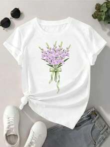Women T-Shirts - White - View 2