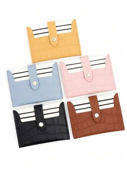 Women's Minimalist Coin Purse, Card Holder Wallet With Multiple Card Slots, Compact Women's ID Card Case, Convenient Mini Pouch, Multi-Card Magnetic Card Holder