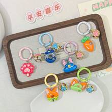 CS39 Cartoon  Judy Nick Pendant Girl Bag Candy Pendant Mobile Phone Rope Couple Pendant - 甜甜圈-朱迪 - 查看 2