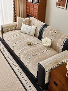 1 Đệm ghế sofa cao cấp, chất liệu chenille, thiết kế chống trượt, sử dụng được cả bốn mùa, có thể giặt máy, thân thiện với thú cưng và chống bám bẩn, phù hợp với sofa ghép mô-đun 1-4 chỗ ngồi. - Lạc đà - Xem 2