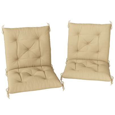 Set Of Two Outdoor Seat Cushions