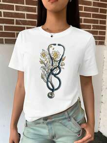 Women T-Shirts - White - View 2
