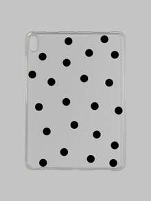 1pc Black Polka Dot Transparent Protective Case, Covers, Anti-Drop Clear TPU Protective Cover, Ultra-Thin Lightweight, Suitable For Multiple Models, Suitable For Students And Office Workers, Simple Style Gift For Yourself Or Loved Ones, Compatible With IPad 10/9/8/7, Air 5/4/3, Pro 11/12.9 Inch, Tablet Accessories, For Tablet, Quick Ship. - Clear - View 33